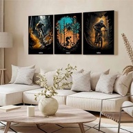Kit 3 Quadros Decorativos Mountain Bike - Decore Sua Paixão por Ciclismo - imagem 3