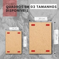 Kit 2 Quadros Decorativos Ciganos – Fogo Sagrado – Umbanda - Cigana e Cigano (20x14cm) | Decoração Espiritualista com Tema de Orixás e Candomblé - imagem 3
