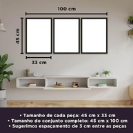 Quadros Decorativos Grandes com Moldura - Águia, Leão e Lobo - 3 Peças para Ambientes que Inspiraram Disciplina e Foco - imagem 4