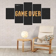 Quadros Decorativos MDF Game Over - Estilo Gamer para Sala e Quarto - imagem 5