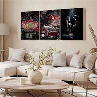 Kit 3 Quadros Decorativos Tricolor São Paulo - Design Exclusivo para Torcedores - imagem 3
