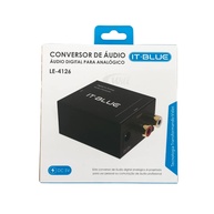 Conversor Áudio Digital Óptico/Coaxial para Analógico RCA: Som de Alta Qualidade! - imagem 1