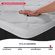Pillow Top King D45 Firme: Conforto Ortopédico com Espuma de Alta Qualidade - imagem 2