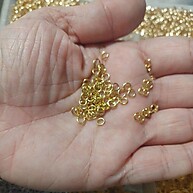 Argolinha Dourada/Prata 4MM a 10MM – 10g de Qualidade - imagem 3