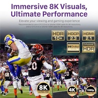 Fosmon HDMI 8K Bi-Direcional: Conecte 1 ou 2 Fontes com Qualidade Impecável - imagem 3