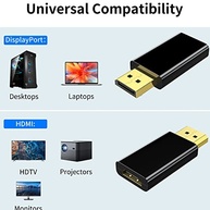 Adaptador DisplayPort para HDMI 1080p Unidirecional - Conecte seu PC à HDTV com Qualidade! - imagem 5
