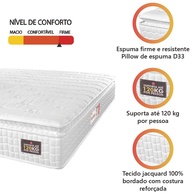 Colchão Casal Van Gogh Pillow Top: Conforto e Sono de Qualidade - imagem 2