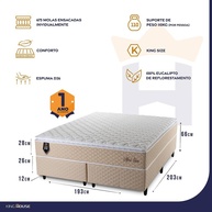 Cama Box King Size Alford: Conforto e Qualidade - imagem 2