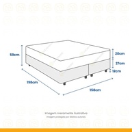 Cama Box Queen Anjos: Conforto e Qualidade! - imagem 2
