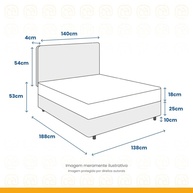 Cama Box Casal Completa: Conforto e Qualidade! - imagem 2