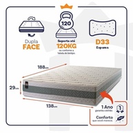 Colchão Casal Oxford D33: Conforto e Qualidade! - imagem 2