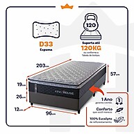 Cama Box Solteiro Dakota: Conforto e Qualidade! - imagem 2