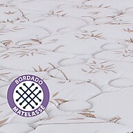 Colchão Solteirão Bamboo com Molas Ensacadas - Conforto e Qualidade - imagem 2