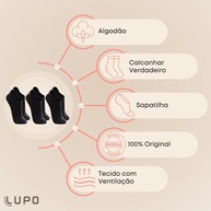 Meias Lupo Invisíveis: Conforto e Qualidade! - imagem 2