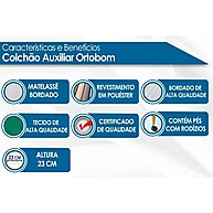 Conjunto Box Solteiro Paropas + Ortobom: Conforto e Qualidade - imagem 2