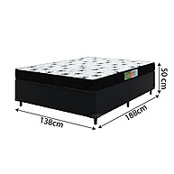 Cama Box Casal Polar: Conforto e Qualidade! - imagem 2