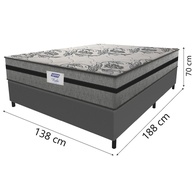 Cama Box Casal Gazin Rubi: Conforto e Qualidade! - imagem 2