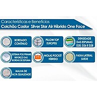 Colchão Castor Silver Star: Conforto e Qualidade! - imagem 2