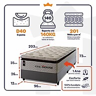 Cama Box Solteiro New York: Conforto e Qualidade! - imagem 2