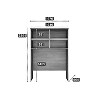 Armário Ponte Casal/Queen 167cm: Design e Qualidade - imagem 2
