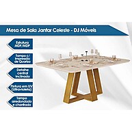 Mesa de Jantar Celeste: Design e Qualidade - imagem 2