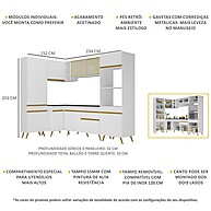 Cozinha Completa de Canto Veneza GW – Espaço, Estilo e Qualidade - imagem 2
