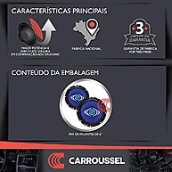 Falantes 6” Hurricane CM6: Som Potente e Qualidade! - imagem 2