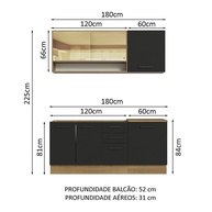 Cozinha Compacta 180cm Agata: Preço e Qualidade! - imagem 2
