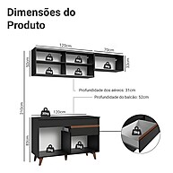 Cozinha Compacta 190cm Reims Madesa: Preço e Qualidade - imagem 2