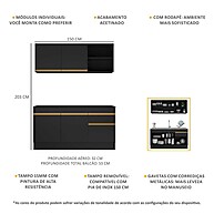 Cozinha Compacta 150cm Veneza: Preço e Qualidade! - imagem 2