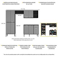 Cozinha Compacta Xangai: Preço e Qualidade! - imagem 2