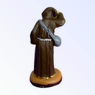 São Longuinho em Resina 8 cm - Imagem Religiosa de Qualidade para Decoração e Oração - imagem 4