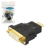 Adaptador DVI-I Fêmea 24+1 para HDMI Macho: Conexão de Imagem Digital de Alta Qualidade - imagem 3