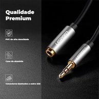 QCYDOBRASIL Cabo de Extensão de Áudio 3.5mm: Liberdade e Qualidade de Som por 5 Metros! - imagem 5
