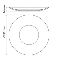 Prato Raso Tramontina Graziela em Porcelana Decorada 25 cm - Alta Qualidade e Estilo - imagem 4