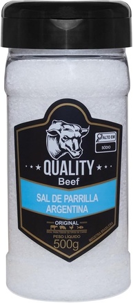Quality Beef Tempero Sal de Parrilla Argentina 500g - imagem 1