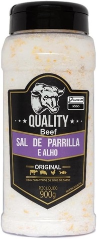 Quality Beef Tempero Sal de Parrilla e Alho 900g - imagem 1
