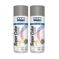Kit 2 Tintas Spray Platina Aerossol TekBond - Acabamento Profissional para Qualquer Superfície - imagem 1