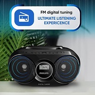 Philips Boombox Portátil: Som Estéreo, CD Player, Rádio FM e USB para Música em Qualquer Lugar - imagem 5