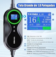 Carregador Portátil Infinity 3.5KW Tipo 2: Carregue seu Carro Elétrico em Qualquer Lugar! - imagem 5