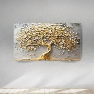 Quadros Decorativos Arvore da Vida 100x70cm - Canvas Premium em Madeira Maciça para Quarto e Sala - imagem 2