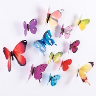Adesivos de Parede Borboleta Luminosa 3D - Decoração Brilhante para Quarto e Sala - imagem 5