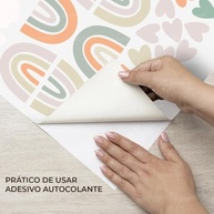 Adesivo Decorativo Nuvens Infantil Lavável - Design Aconchegante para Quarto de Bebê - imagem 5