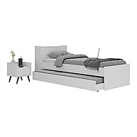 Quarto Bicama Retrô com Baú MP4120 Multimóveis - imagem 1