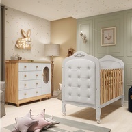 Quarto de Bebê Maya: Berço e Cômoda 100% MDF - imagem 1