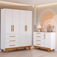 Quarto de Bebê Retrô Completo: Conforto e Estilo! - imagem 1