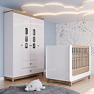 Quarto de Bebê Sophia: Berço + Guarda-Roupa - imagem 1