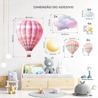 Adesivo Decorativo Balão Infantil Lavável - Seguro e Colorido para Quarto de Criança - imagem 3