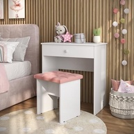 quarto-espelho-gaveta-com-organizacao-charme-e-rosa-a-e-banqueta-penteadeira-no-escrivaninha-a