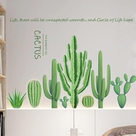Decalques de Parede Cacto com Frases Inspiradoras - Adesivos Vinil Decorativos para Quarto e Sala - imagem 4